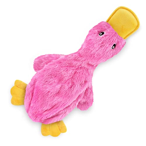 No-stuff duck toy with crinkle noise