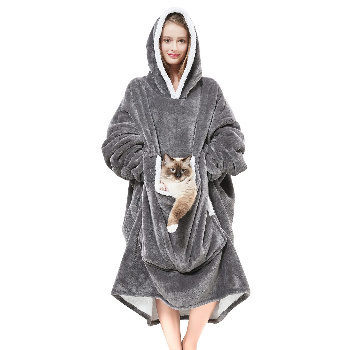 Fauven™ Heated hoodie with pet pouch