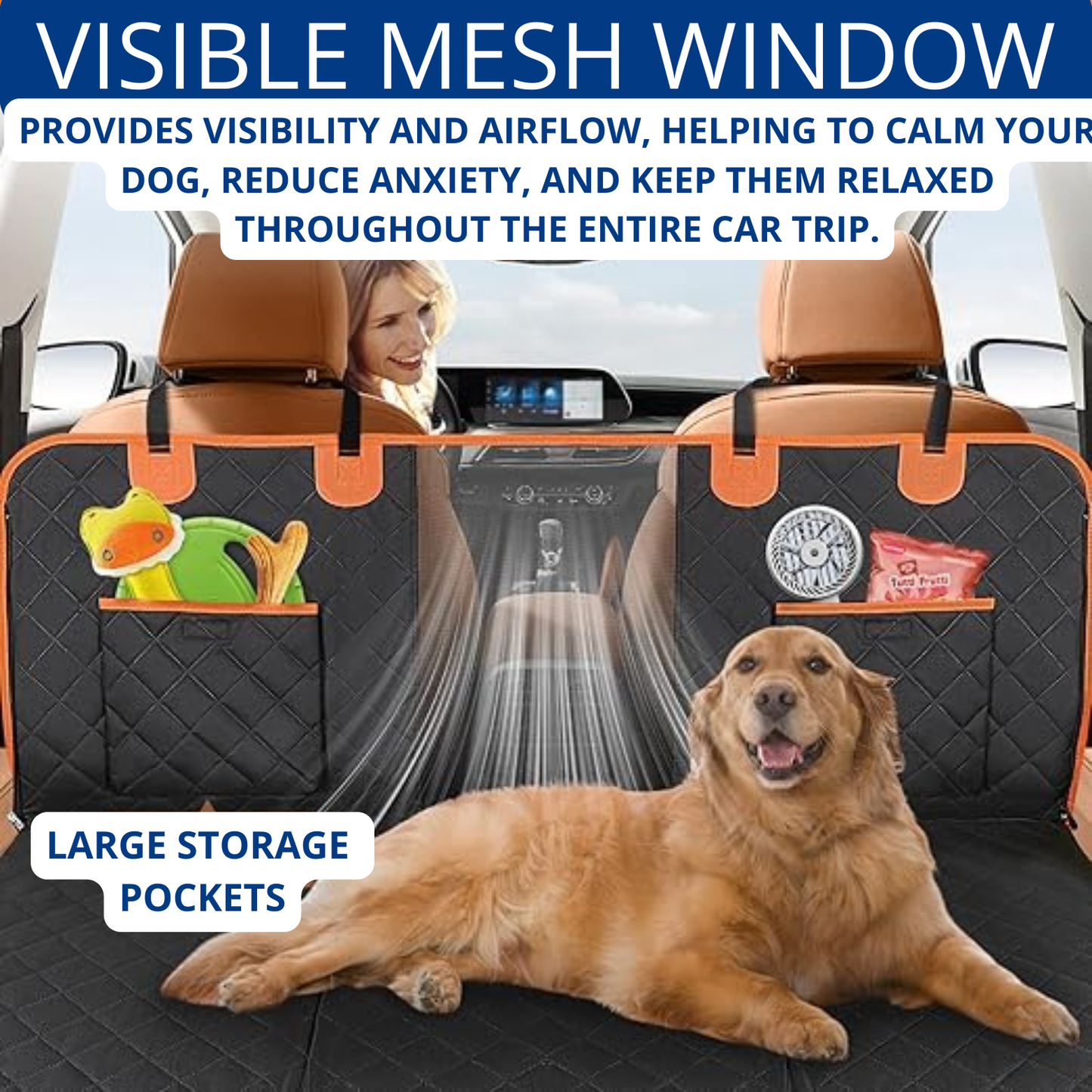 Backseat protector for dogs