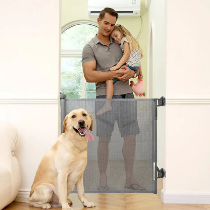 Fauven™ Retractable dog gate