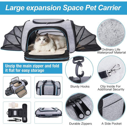 Fauven™ Expandable pet carrier